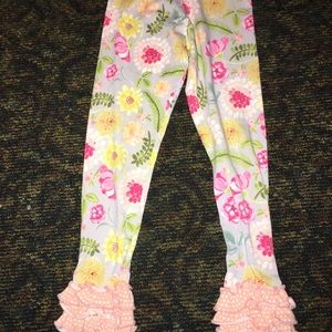 Size 4 Matilda Jane Fragrant Floral Leggings